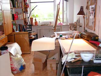 Chaos im Atelier