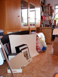 Chaos im Atelier